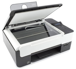 Printer soft close hydraulic rotary dampers
